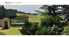 Desktop Screenshot of masiesdelpenedes.com