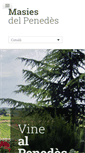 Mobile Screenshot of masiesdelpenedes.com